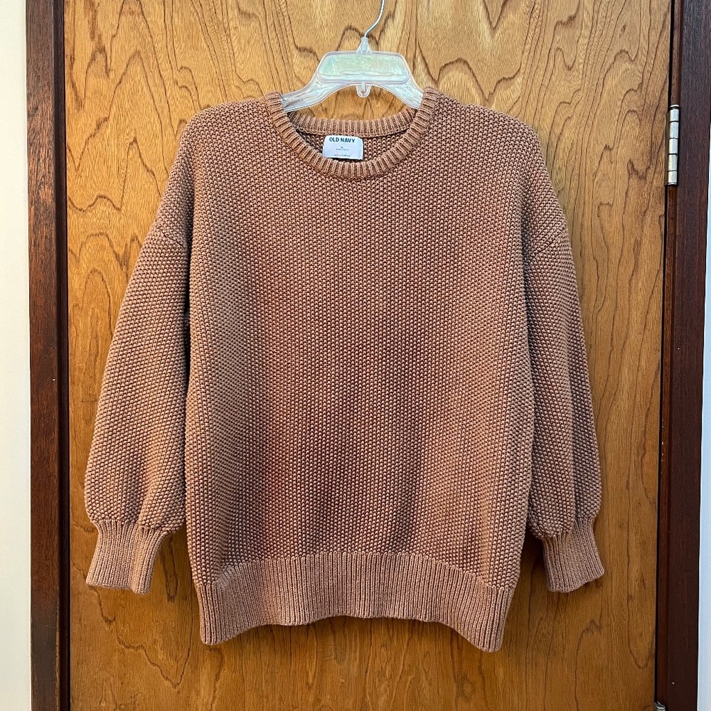 Old Navy Textured Tunic Sweater in Camel women’s medium